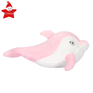 CHStoy #20C8012C Wholesale Pink Dophin Plush Toy Customize Plush Dophin Toy